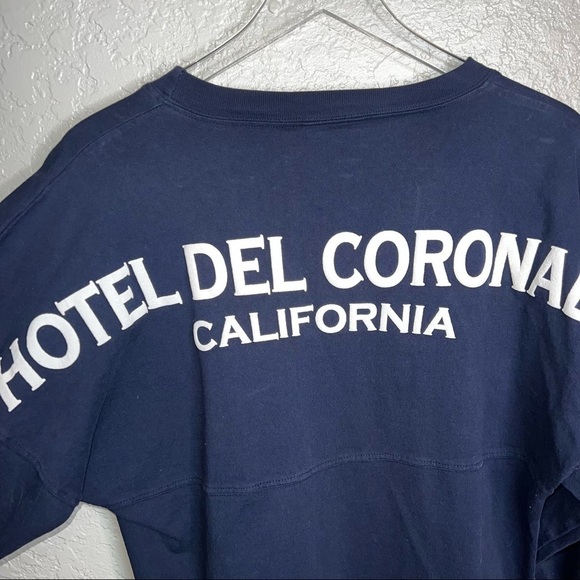 Hotel Del Coronado California Navy Blue Spirit Long Sleeve Top - Picture 9 of 9